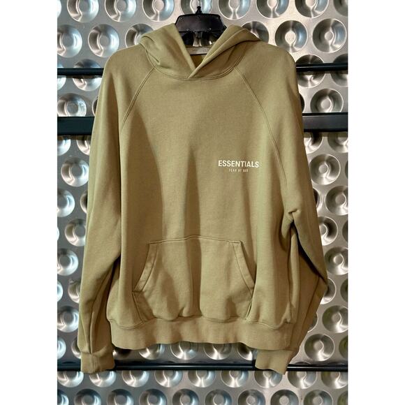 Fear Of God Essentials (SS22) Desert Taupe Hoodie Size SmallAuthentic